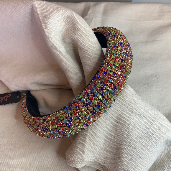 Multicolored crystal headband main image 5